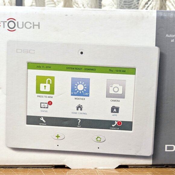 DSC TOUCH 88030452 SECURITY CONSOLE AND POWER SUPPLY SEE DISCRIPTION - Picture 5 of 8